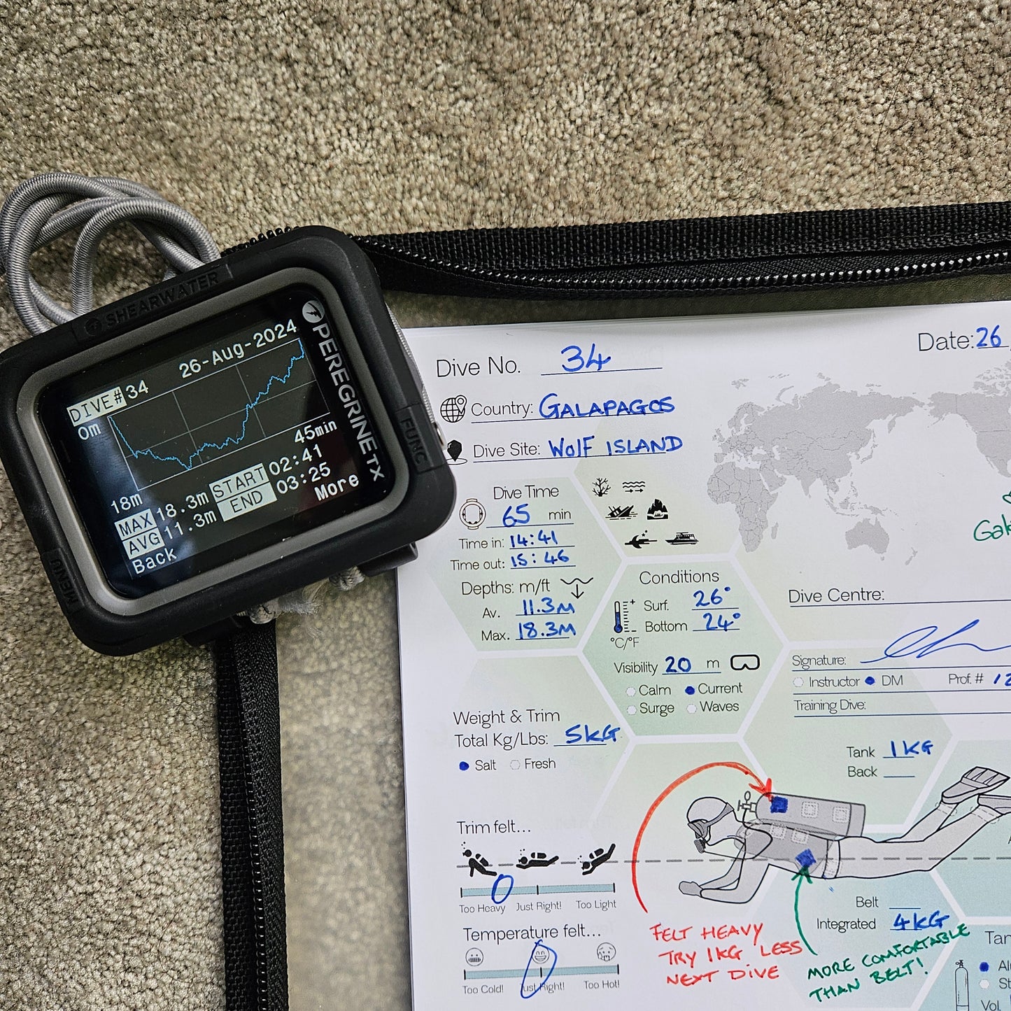 The Dive Journal - Scuba Diving Logbook
